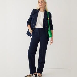 J.Crew Kate straight-leg pant in four-season stretch (navy)